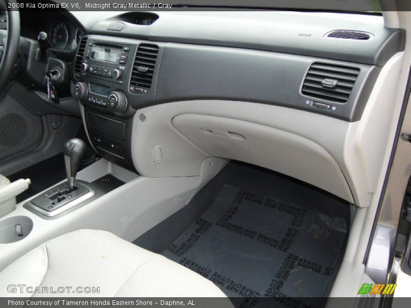 Midnight Gray Metallic / Gray 2008 Kia Optima EX V6