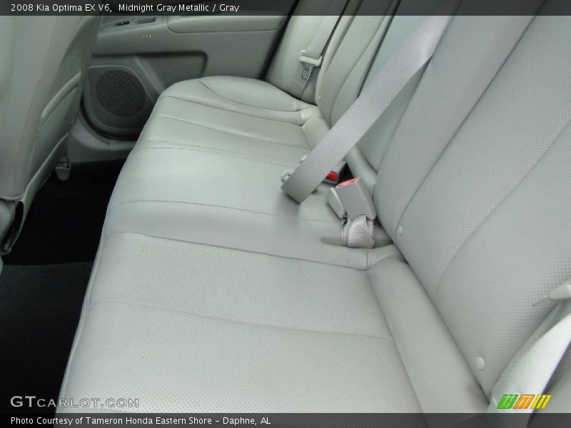 Midnight Gray Metallic / Gray 2008 Kia Optima EX V6