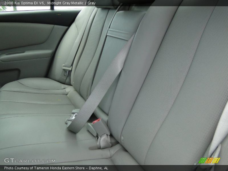 Midnight Gray Metallic / Gray 2008 Kia Optima EX V6