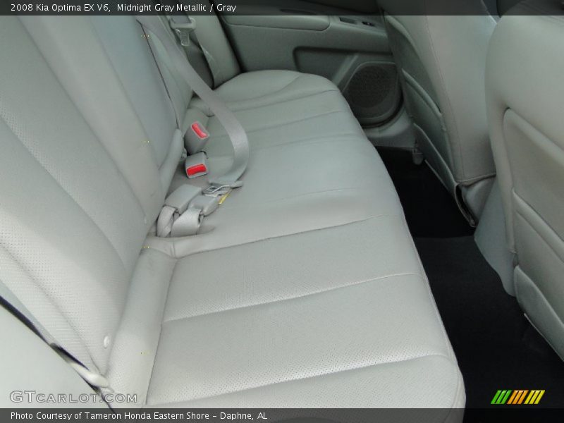Midnight Gray Metallic / Gray 2008 Kia Optima EX V6