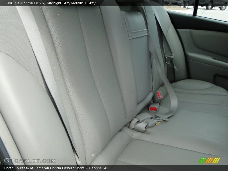 Midnight Gray Metallic / Gray 2008 Kia Optima EX V6