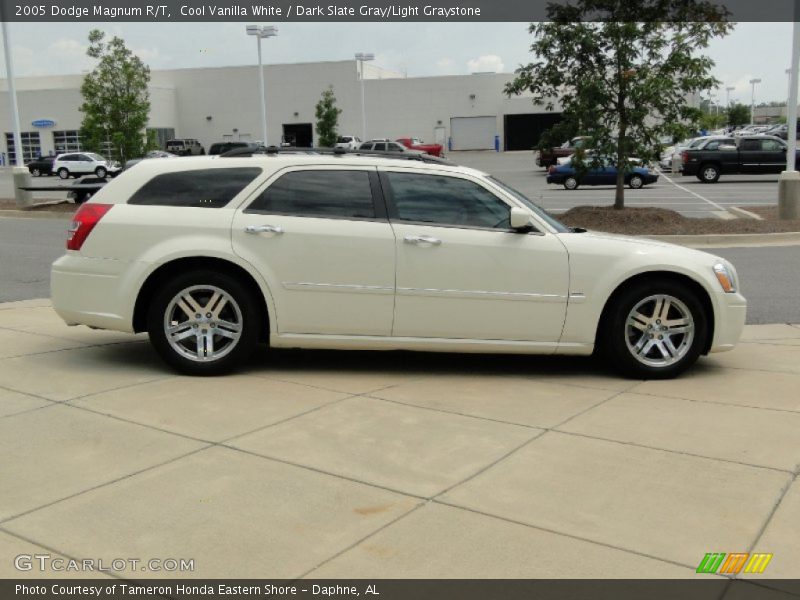Cool Vanilla White / Dark Slate Gray/Light Graystone 2005 Dodge Magnum R/T
