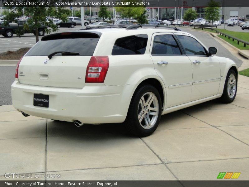 Cool Vanilla White / Dark Slate Gray/Light Graystone 2005 Dodge Magnum R/T