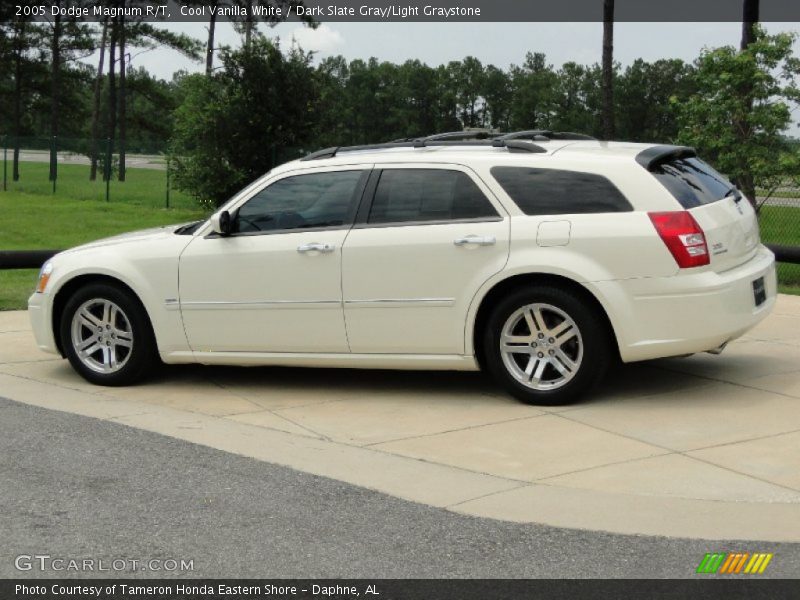 Cool Vanilla White / Dark Slate Gray/Light Graystone 2005 Dodge Magnum R/T
