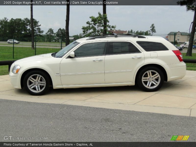Cool Vanilla White / Dark Slate Gray/Light Graystone 2005 Dodge Magnum R/T