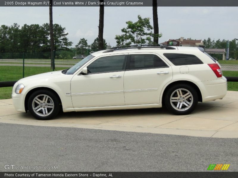 Cool Vanilla White / Dark Slate Gray/Light Graystone 2005 Dodge Magnum R/T