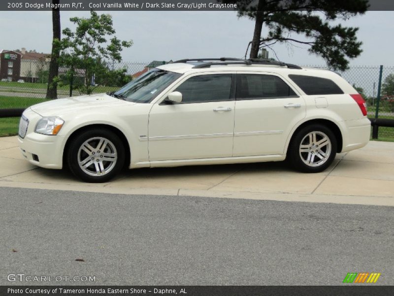 Cool Vanilla White / Dark Slate Gray/Light Graystone 2005 Dodge Magnum R/T