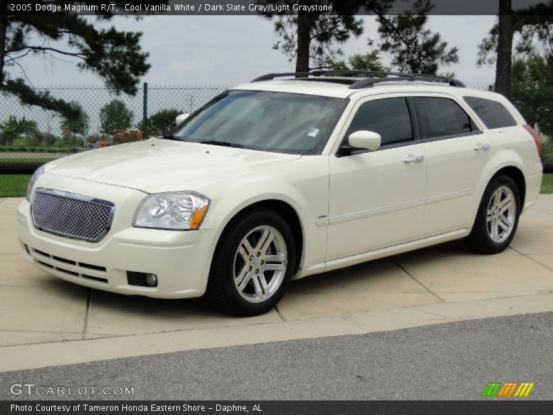Cool Vanilla White / Dark Slate Gray/Light Graystone 2005 Dodge Magnum R/T