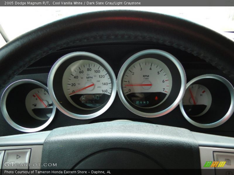 Cool Vanilla White / Dark Slate Gray/Light Graystone 2005 Dodge Magnum R/T