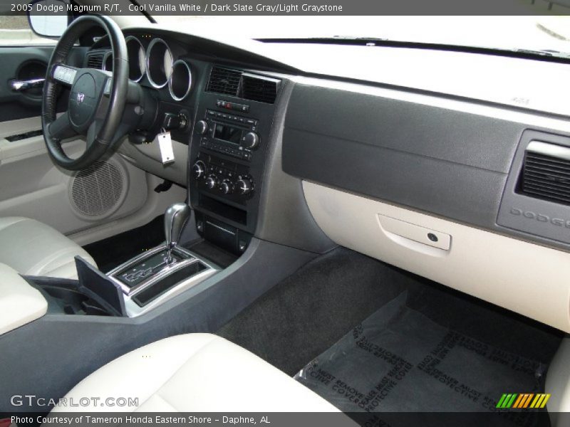 Cool Vanilla White / Dark Slate Gray/Light Graystone 2005 Dodge Magnum R/T