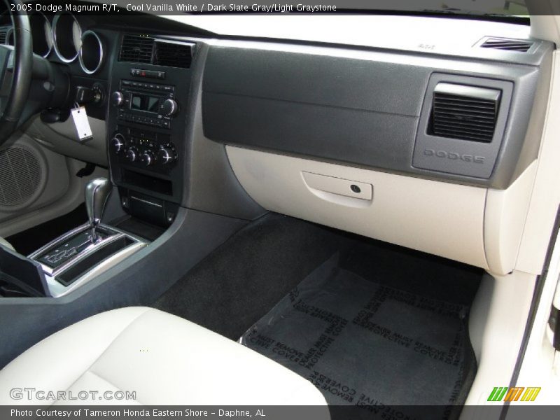 Cool Vanilla White / Dark Slate Gray/Light Graystone 2005 Dodge Magnum R/T