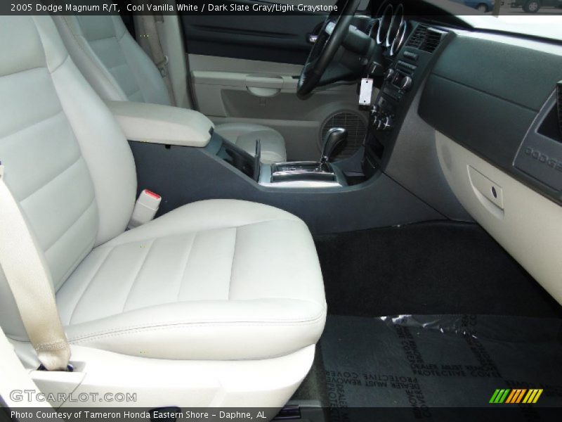 Cool Vanilla White / Dark Slate Gray/Light Graystone 2005 Dodge Magnum R/T