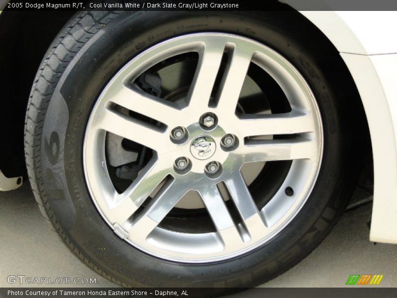 Cool Vanilla White / Dark Slate Gray/Light Graystone 2005 Dodge Magnum R/T