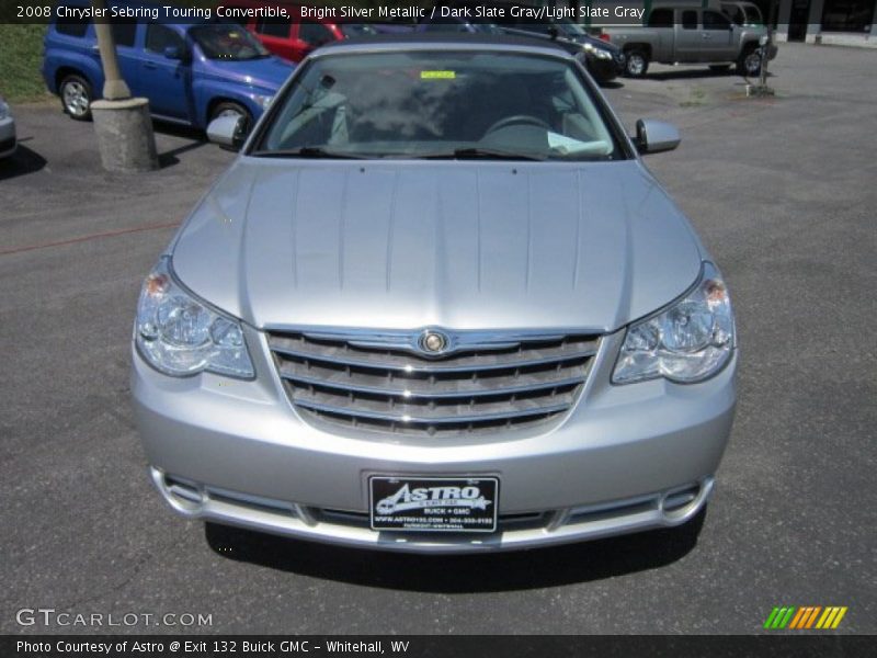 Bright Silver Metallic / Dark Slate Gray/Light Slate Gray 2008 Chrysler Sebring Touring Convertible