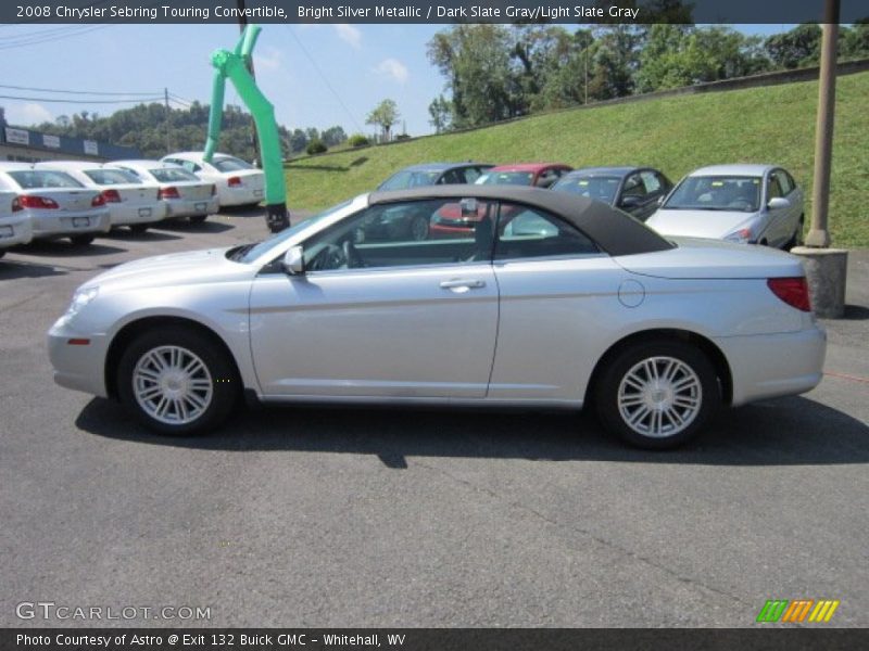 Bright Silver Metallic / Dark Slate Gray/Light Slate Gray 2008 Chrysler Sebring Touring Convertible