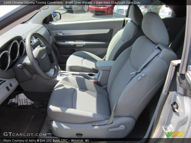  2008 Sebring Touring Convertible Dark Slate Gray/Light Slate Gray Interior