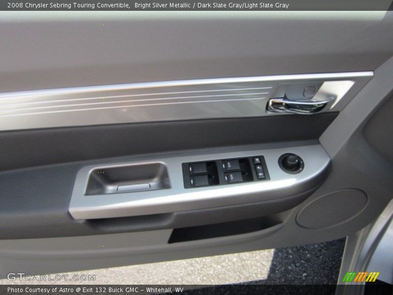 Bright Silver Metallic / Dark Slate Gray/Light Slate Gray 2008 Chrysler Sebring Touring Convertible