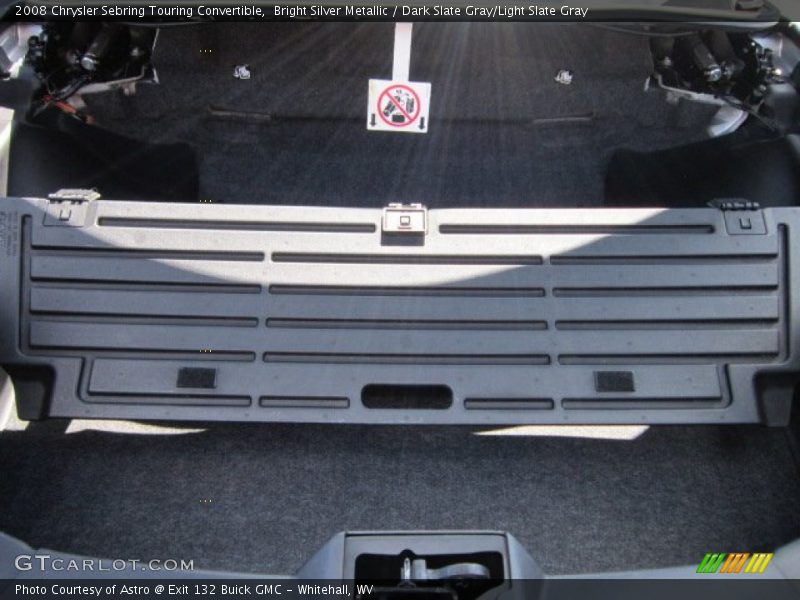 Bright Silver Metallic / Dark Slate Gray/Light Slate Gray 2008 Chrysler Sebring Touring Convertible