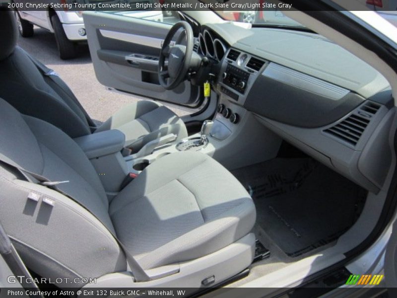 Bright Silver Metallic / Dark Slate Gray/Light Slate Gray 2008 Chrysler Sebring Touring Convertible