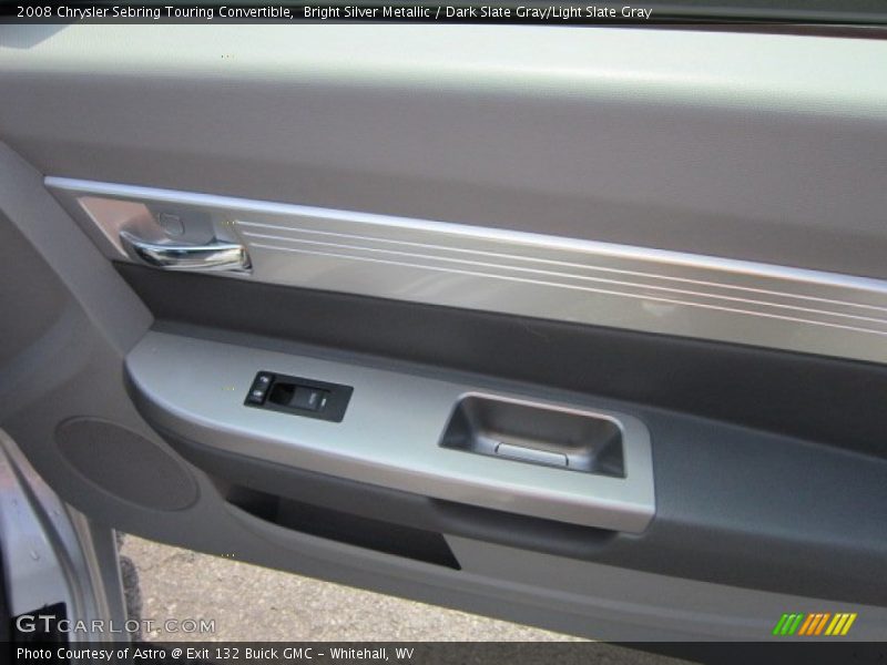 Bright Silver Metallic / Dark Slate Gray/Light Slate Gray 2008 Chrysler Sebring Touring Convertible