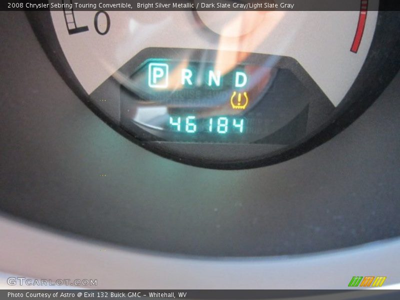 Bright Silver Metallic / Dark Slate Gray/Light Slate Gray 2008 Chrysler Sebring Touring Convertible