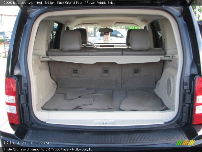 Brilliant Black Crystal Pearl / Pastel Pebble Beige 2008 Jeep Liberty Limited