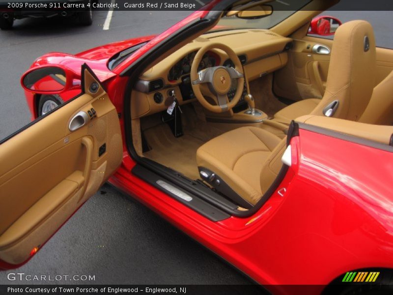  2009 911 Carrera 4 Cabriolet Sand Beige Interior