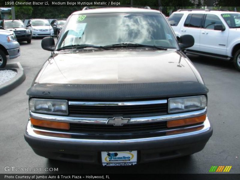 Medium Beige Mystique Metallic / Beige 1998 Chevrolet Blazer LS