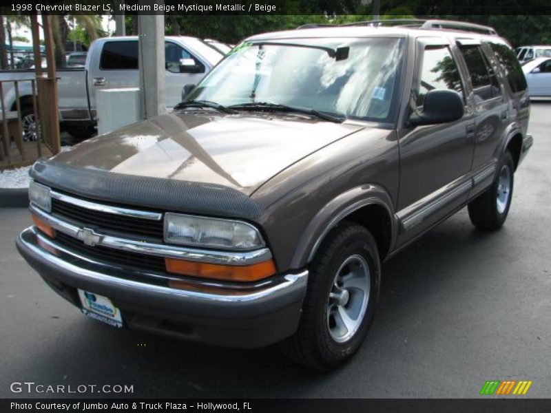Medium Beige Mystique Metallic / Beige 1998 Chevrolet Blazer LS