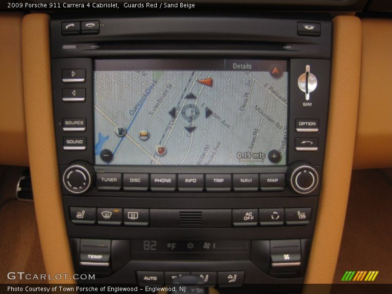 Navigation of 2009 911 Carrera 4 Cabriolet