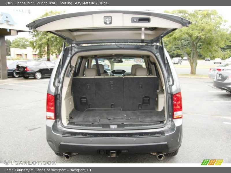 Sterling Gray Metallic / Beige 2009 Honda Pilot Touring 4WD