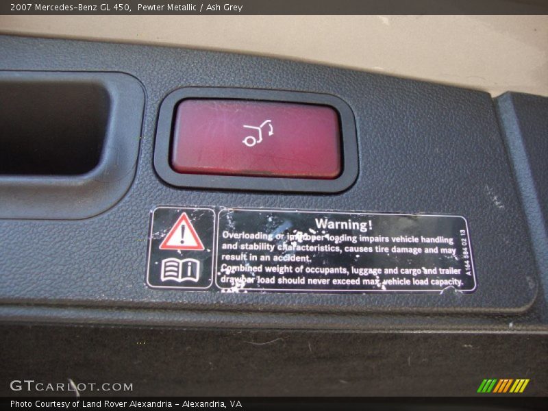 Pewter Metallic / Ash Grey 2007 Mercedes-Benz GL 450
