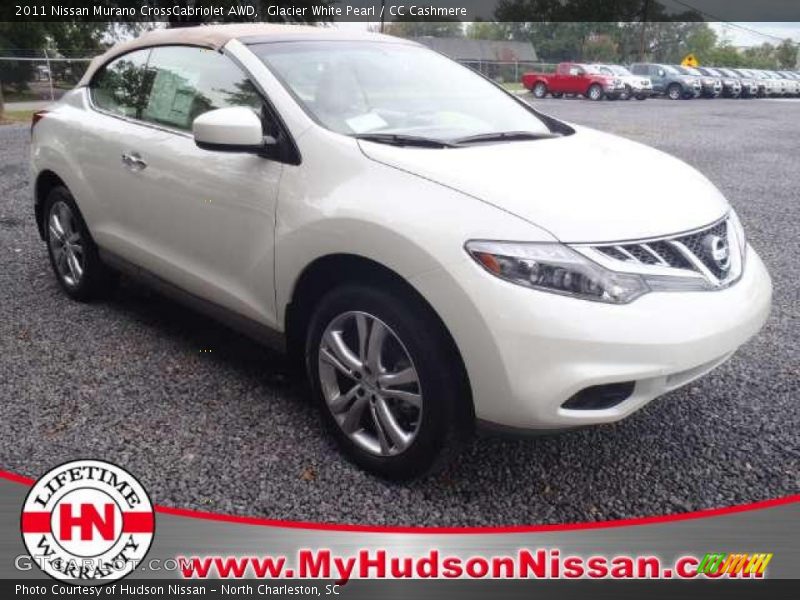 Glacier White Pearl / CC Cashmere 2011 Nissan Murano CrossCabriolet AWD