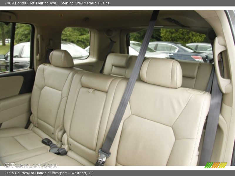 Sterling Gray Metallic / Beige 2009 Honda Pilot Touring 4WD
