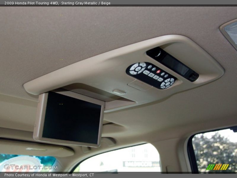 Sterling Gray Metallic / Beige 2009 Honda Pilot Touring 4WD