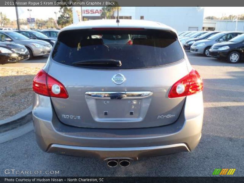 Platinum Graphite / Black 2011 Nissan Rogue S Krom Edition