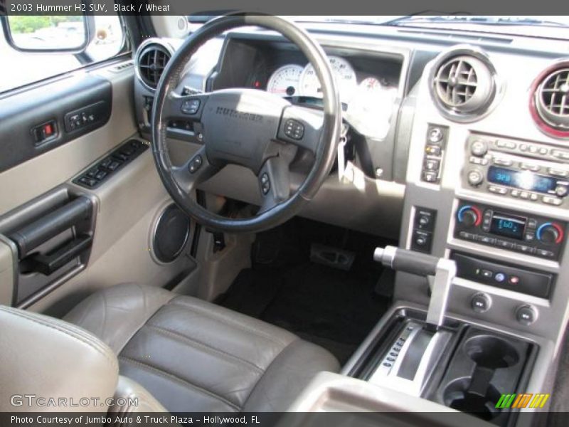  2003 H2 SUV Wheat Interior