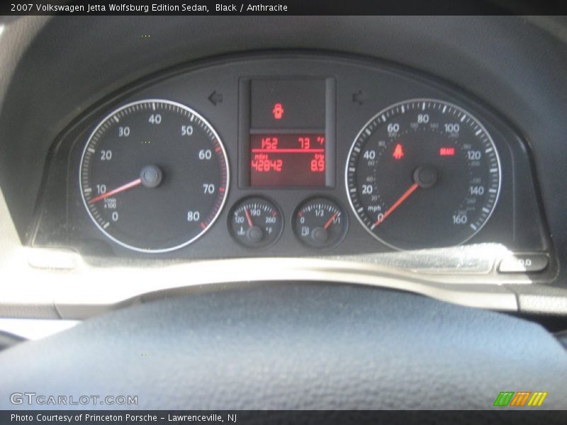 Black / Anthracite 2007 Volkswagen Jetta Wolfsburg Edition Sedan