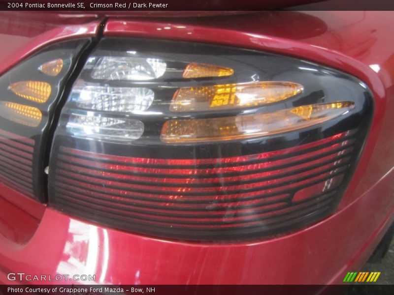 Crimson Red / Dark Pewter 2004 Pontiac Bonneville SE