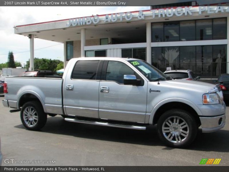 Silver Metallic / Ebony/Dove Grey 2007 Lincoln Mark LT SuperCrew 4x4