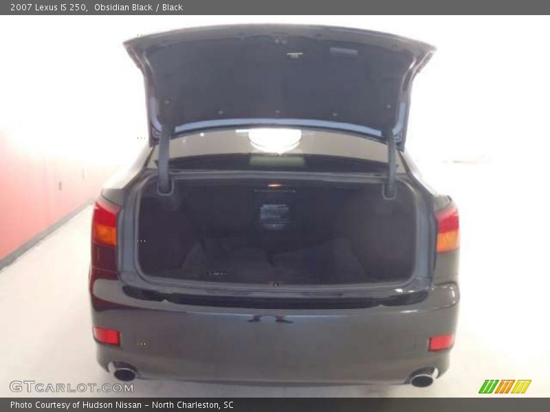 Obsidian Black / Black 2007 Lexus IS 250