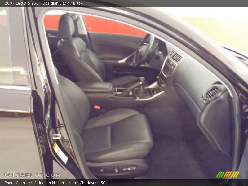 Obsidian Black / Black 2007 Lexus IS 250