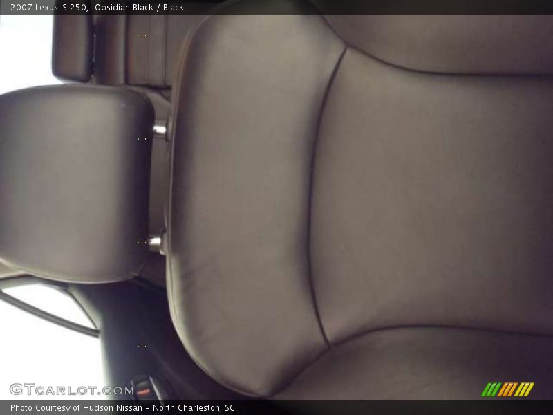Obsidian Black / Black 2007 Lexus IS 250