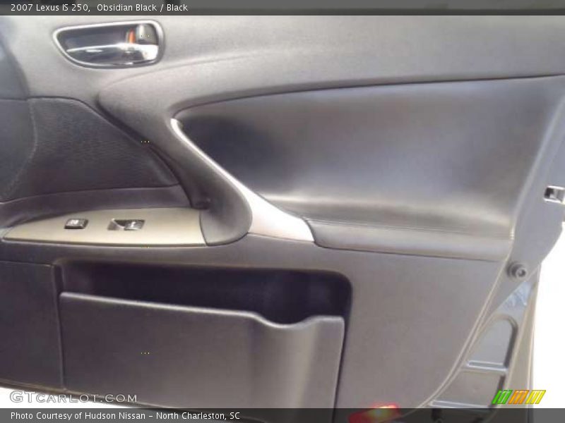 Obsidian Black / Black 2007 Lexus IS 250