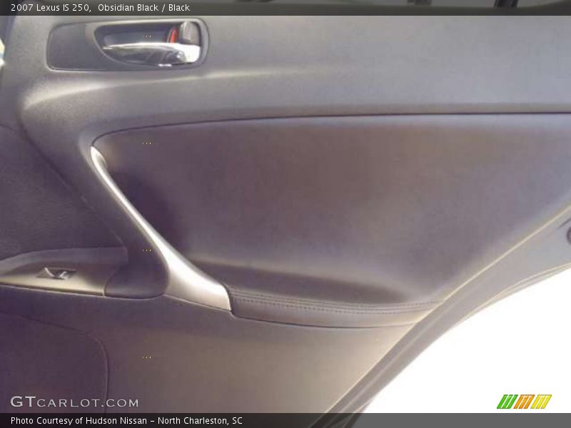 Obsidian Black / Black 2007 Lexus IS 250