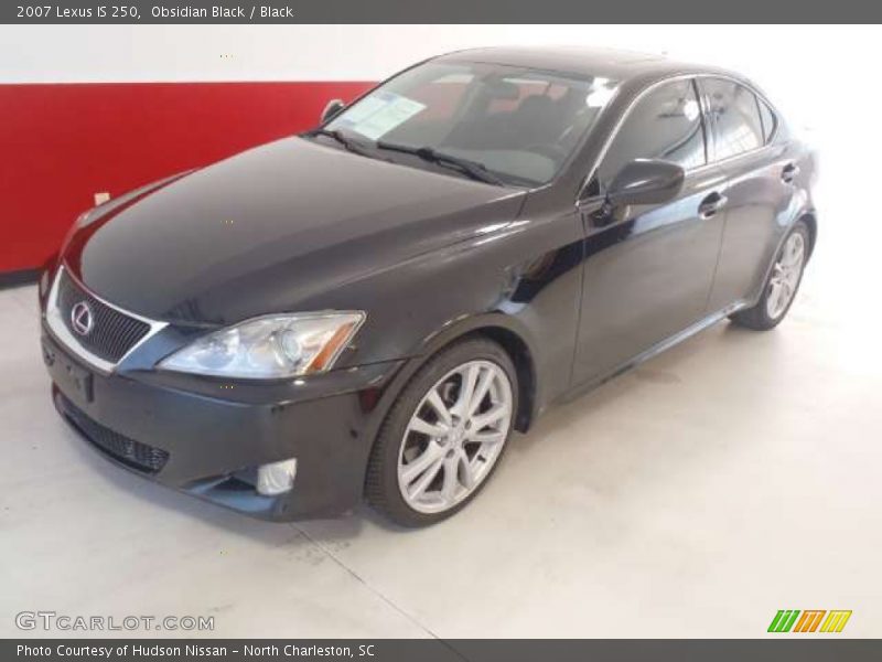 Obsidian Black / Black 2007 Lexus IS 250