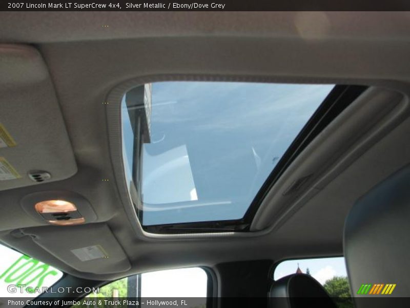 Sunroof of 2007 Mark LT SuperCrew 4x4