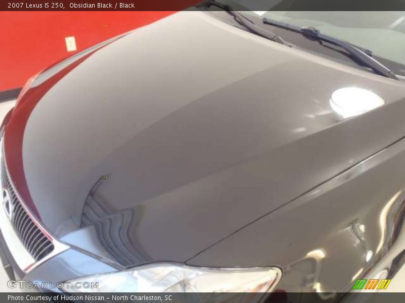 Obsidian Black / Black 2007 Lexus IS 250