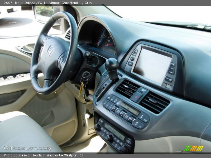 Nimbus Gray Metallic / Gray 2007 Honda Odyssey EX-L