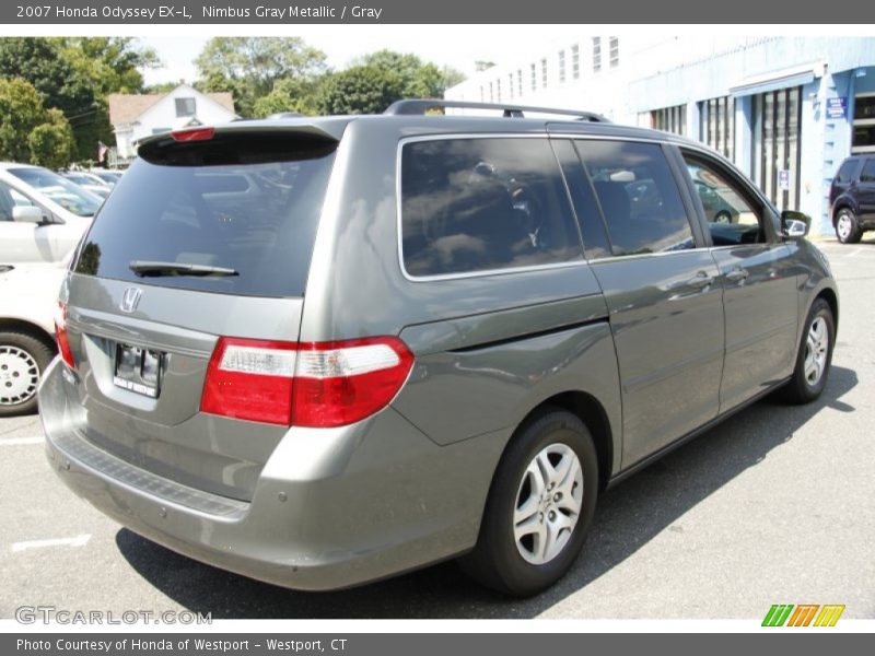 Nimbus Gray Metallic / Gray 2007 Honda Odyssey EX-L